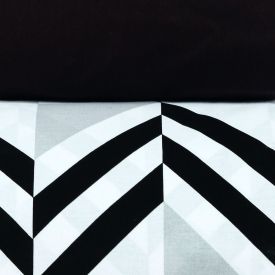 Jogo De Cama Queen Percal Buona Fortuna 4 Pçs - Romeo Preto