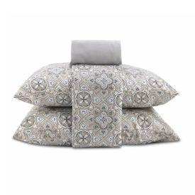 Jogo De Cama Queen Microfibra 150 Fios Havan Casa 4 Peças - Mandal Kaki