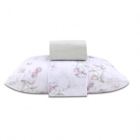 Jogo De Cama Solteiro 100% Algodão Royale Havan Casa 3 Pçs - Molize Verde