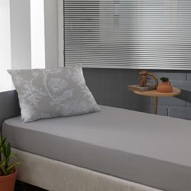 Jogo De Cama Solteiro Malha Havan Casa 2 Pçs - Constance Taupe