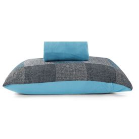 Jogo De Cama Solteiro Malha 100% Algodão Solecasa 2 Pçs - Allure Turquesa
