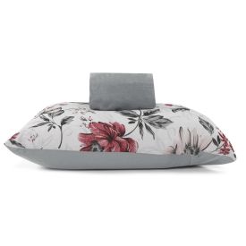 Jogo De Cama Solteiro Malha 100% Algodão Solecasa 2 Pçs - Marselli Cinza