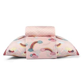  Jogo De Cama Solteiro 150 Fios Havan Kids 3 Pçs - Unicórnio 