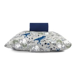  Jogo De Cama Solteiro 150 Fios Havan Kids 3 Pçs - Dino Cinza