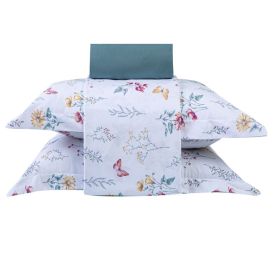 Jogo De Cama Solteiro King 200 Fios Percal Buona Fortuna 3 Peças - Magnólia Verde