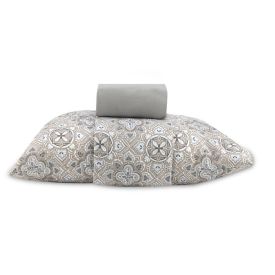Jogo De Cama Solteiro Microfibra Havan Casa 3 Peças - Mandal Kaki