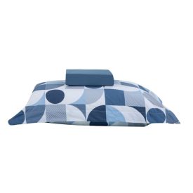 Jogo De Cama Solteiro Percal 100% Algodão Buona Fortuna 2 Pçs - Lorenzo Azul