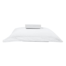 Jogo De Cama Solteiro Percal 200 Fios Buona Fortuna 2 Pçs - Branco Liso