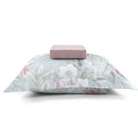 Jogo De Cama Solteiro Percal 200 Fios Buona Fortuna 2 Pçs - Textura Isis Rosa