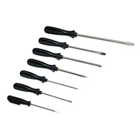 Jogo de Chaves de Fenda/Philips 7 peças Tramontina - Preto