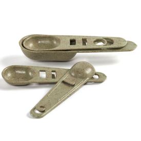 Jogo De Colheres Medidoras Pequenas Verde Tropical Evo - 4 Peças