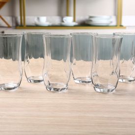 Jogo Copo De Vidro Nadir Opera Long 6 Peças 360Ml - Transparente 