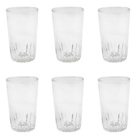 Jogo De Copos De Vidro Veneza 320Ml Havan Casa - 6 Peças