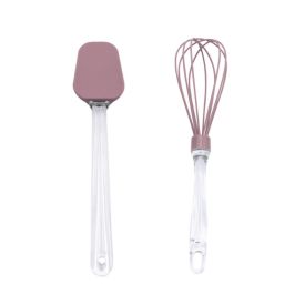 Jogo De Espátula E Fouet De Silicone Basic Havan Casa 2 Pçs - Rosa