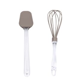 Jogo De Espátula E Fouet De Silicone Basic Havan Casa 2 Pçs - Cinza