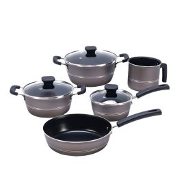 Jogo De Panelas Sicília Tramontina 5 Peças - Marrom