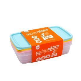 Jogo De Potes Herméticos Montreal 1,2L - Cristal