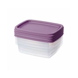 Jogo de Potes Sanremo Retangular 280Ml 4 Peças - Sortido