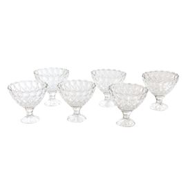 Jogo De Taças De Sobremesa Aruba 230Ml Havan Casa 6 Pçs - Vidro