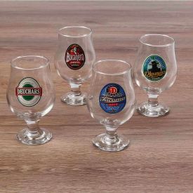 Jogo de Taças de Vidro Happy Hour Ruvolo 380Ml - 4 Peças