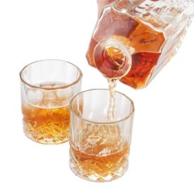 Jogo de Whisky de Vidro Havan Casa 3 Peças - Transparente
