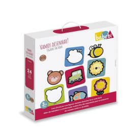 Jogo Vamos Desenhar Figuras Vazadas - Brinquedos Babebi