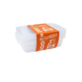 Jogos De Potes Tudoprático Moscou Dup 1,85 Litros -  3 Peças