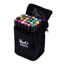 Kit 24 Canetinhas Permanente Touch - Ponta Dupla