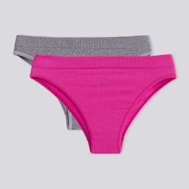 Kit Calcinha DelRio Sem Costura Com 2 Unidades