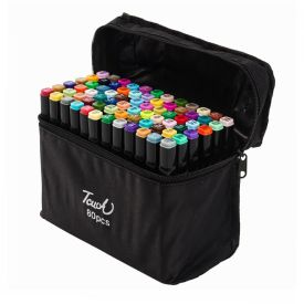 Kit Canetinhas 80 Cores Touch Ponta Dupla - Della Import