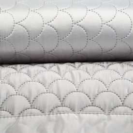 Kit Colcha Casal 100% Poliéster Havan Casa 3 Pçs - Prata