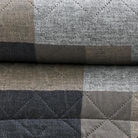 Kit Colcha Casal Estampada Versalhes 3 Peças Havan Casa - Milão Bege Geo