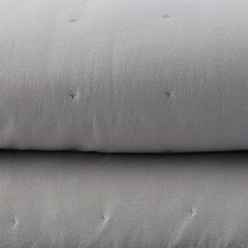 Kit Colcha King Elegance Havan Casa 3 Pçs - Cinza