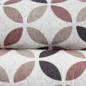 Kit Colcha Queen Versalhes Havan Casa 3 Pçs - Devon Cinza Geo