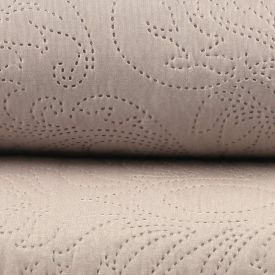 Kit Colcha Solteiro Microfibra Lisa Rozac 2 Pçs - Bege Cru