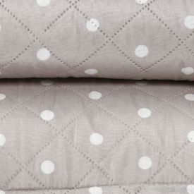 Kit Colcha Solteiro Dupla Face 150 Fios Versalhes Havan Casa 2 Pçs - Bege Cru