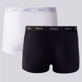 Kit 2 Cuecas Boxer Algodão Mash