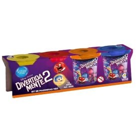 Kit Com 4 Massinhas Divertidamente 115G Cotiplas - 2850