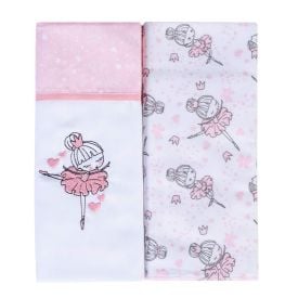 Kit Cueiro Com 2 Peças 80X80cm Havan Baby - Bailarina