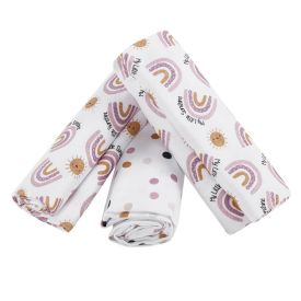 Kit Cueiro Com 3 Peças 80X80cm Havan Baby - Arco-Íris