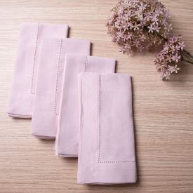 Kit Guardanapo Naturalle Collor Havan Casa 4 Pçs - Rosa