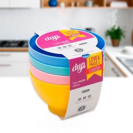 Kit Leve 4 Pague 3 Tigelas Milão Dup - Colors