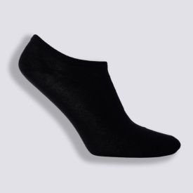 Kit Meia Feminina Com 3 Pares Cano Invisível Holla - PTO/BCO/CZA