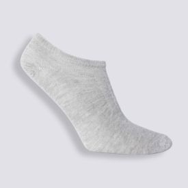 Kit Meia Feminina Invisível Com 3 Pares Holla - Cinza 34-39