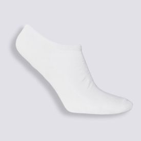 Kit Meia Masculina Com 3 Pares Cano Invisível Risk - Branco