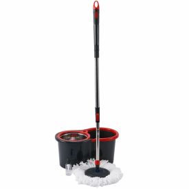 Kit Mop Giratório Pro Powermaid 13L Camesa - Vermelho com Cinza