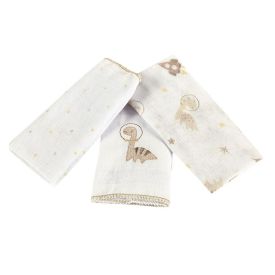 Kit Pano De Boca Prime Havan Baby - Dino Bege