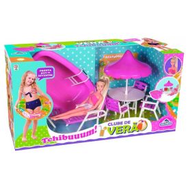 Kit Piscina Para Boneca Clube De Verão Adijomar - 259