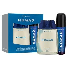 Kit Masculino Com Deo Colônia E Body Spray Nomad - Phytoderm