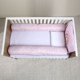 Kit Protetor De Berço Slim Havan Baby 3 Pçs - Rainbow